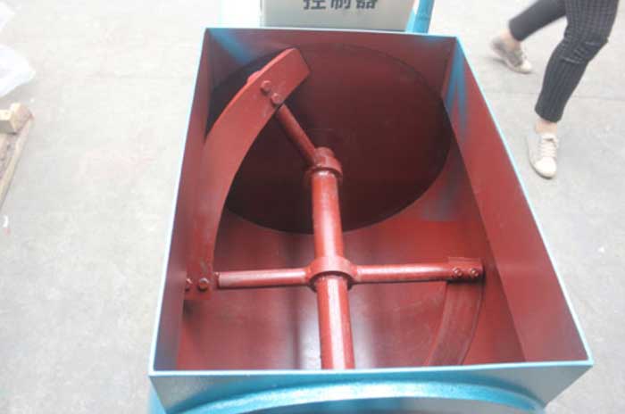 强制式单卧轴混凝土搅拌机SJD-100型工作原理